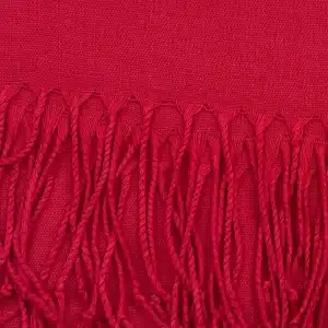 Red Pashmina Hijab Muslim Scarf