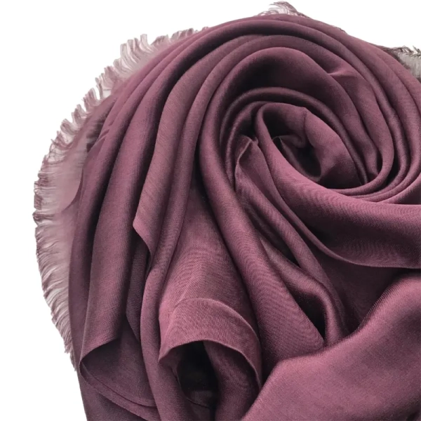 Plum Shimmer Viscose Hijab Muslim Scarf