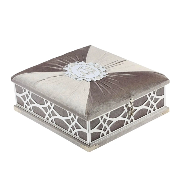 Grey Small Quran Set With Case