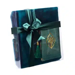 Green Velvet Prayer Set Gift Box