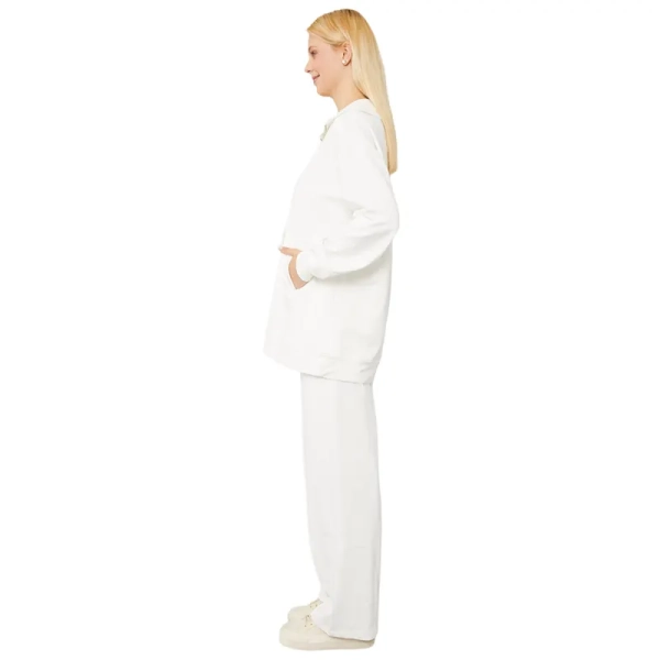 Women White Co Ord Set