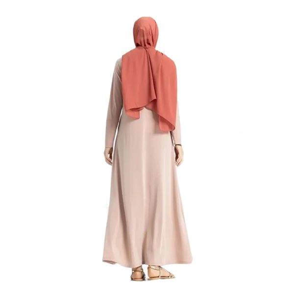 Jersey Baby Pink Abaya