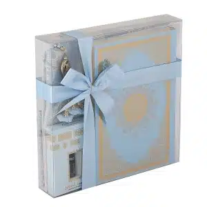 Buy Light Blue Quran and Attar Gift