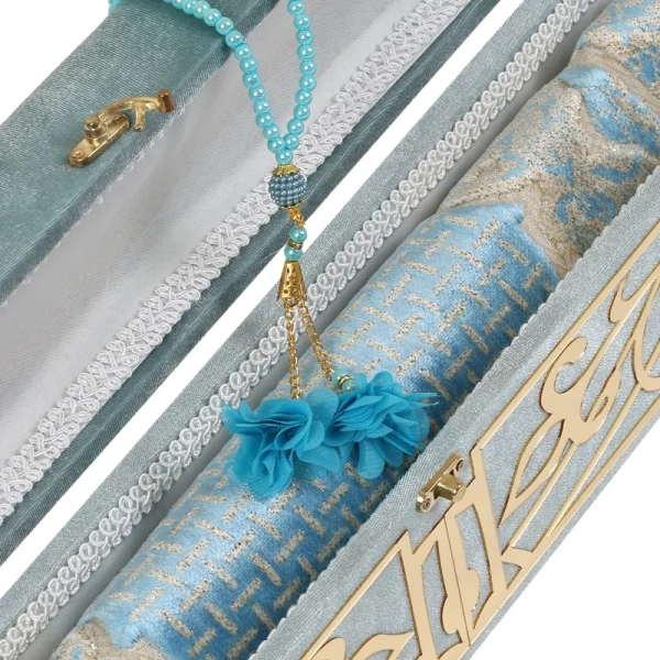 Shop Baby Blue Velvet Prayer Set Gift Box