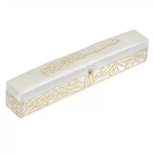 White Velvet Plexi Prayer Gift Box