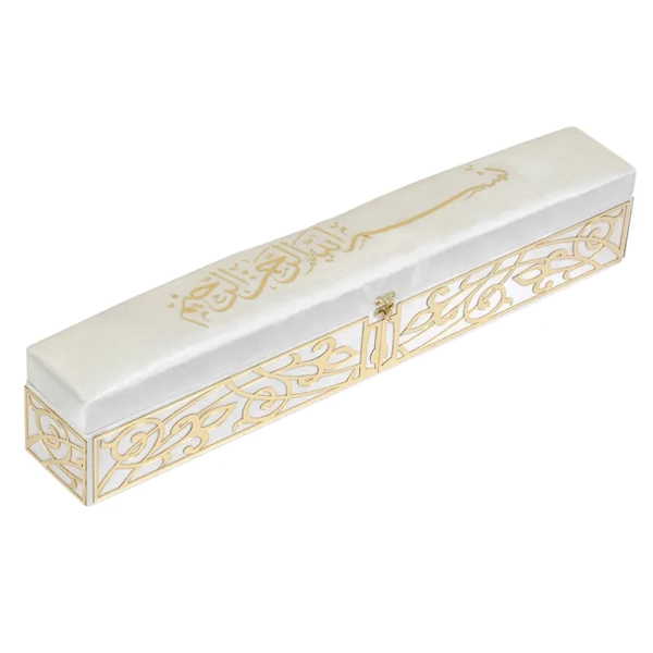 White Velvet Plexi Prayer Gift Box