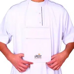 Amsons Neck Bag White for Hajj & Umrah