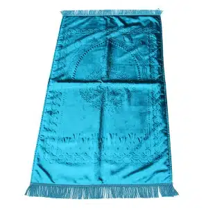 Blue Muslim Premium Prayer Mat