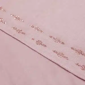 Rose Pink Detailed Jersey Hijab Scarf