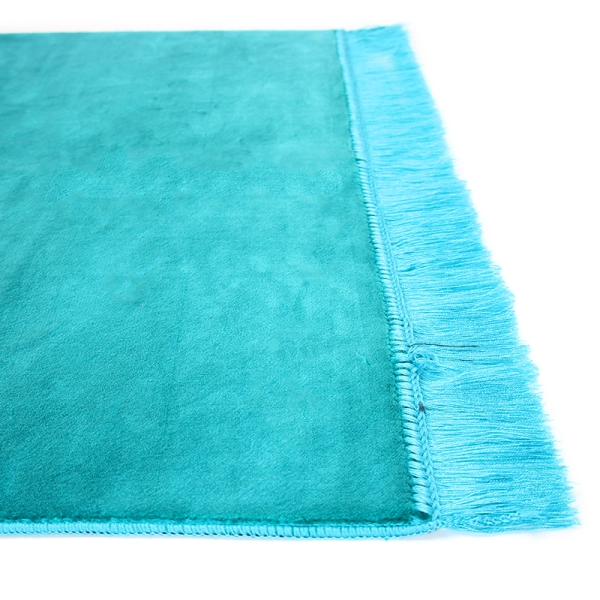 Plain Turquoise Blue Plus Prayer Mat