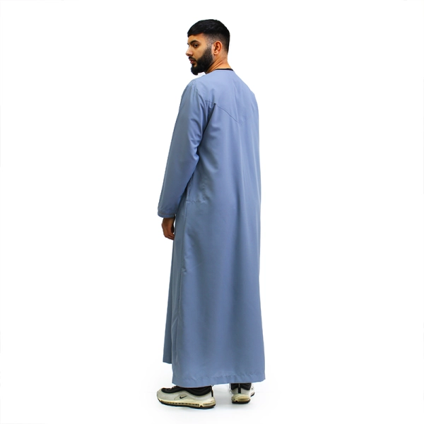 denim blue Omani thobe