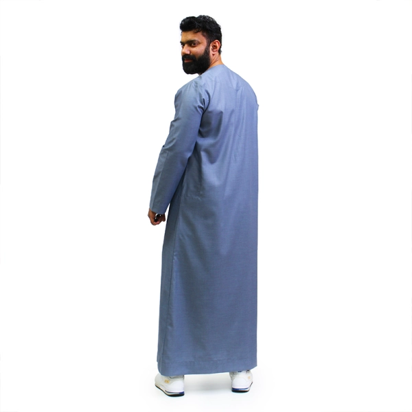 Denim Blue Omani Thobe for Sale