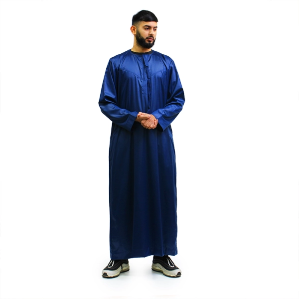 Shop navy satin Jubbas