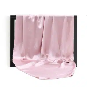 Blush Pink Textured Silk Hijab Muslim Scarf