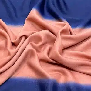 Blush Pink & Navy Blue Ombre Cotton Hijab Scarf