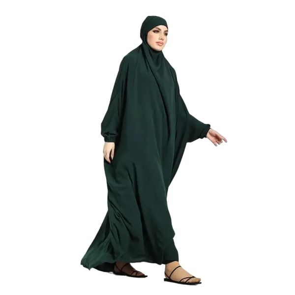 One Piece Bottle Green Jilbab