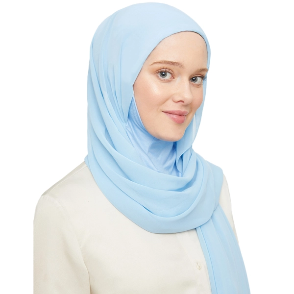 Baby Blue Ninja Instant Hijab Scarf