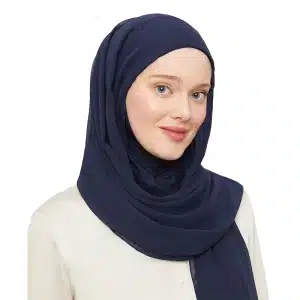 Navy Blue Ninja Instant Hijab Scarf