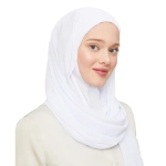 White Ninja Instant Hijab Scarf Online