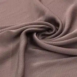 Light Chocolate Satin Silk Jacquard Hijab