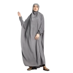 One Piece Silver Jilbab