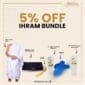 Amsons Men's Ihram Bundle for Hajj & Umrah