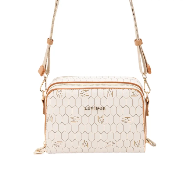 Cream Designer Chic Hand Bag for Women