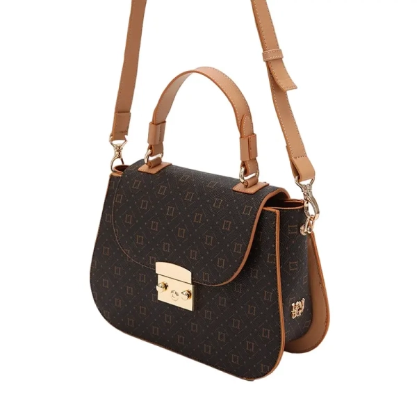 dark brown designer ladies handbag