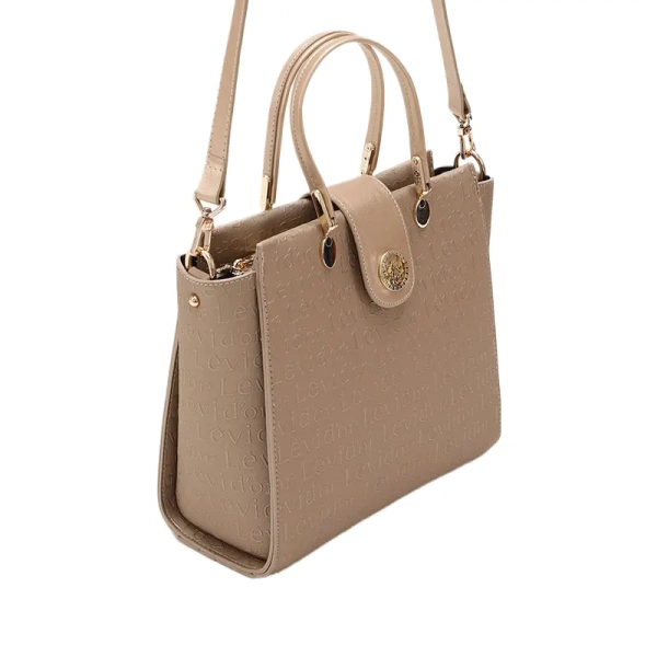 Amsons' latte ladies handbag