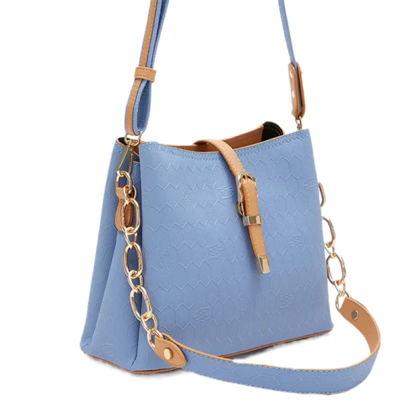 light blue designer ladies handbag