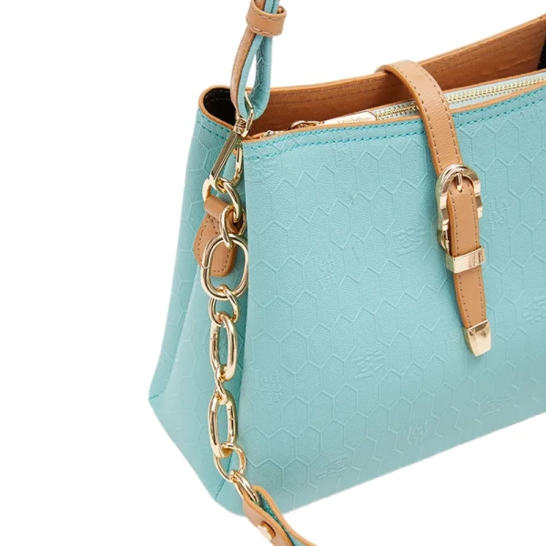 turquoise designer handbag for ladies