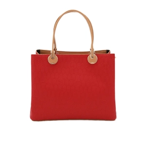 Red Women’s Medium Top Handle Tote Bag