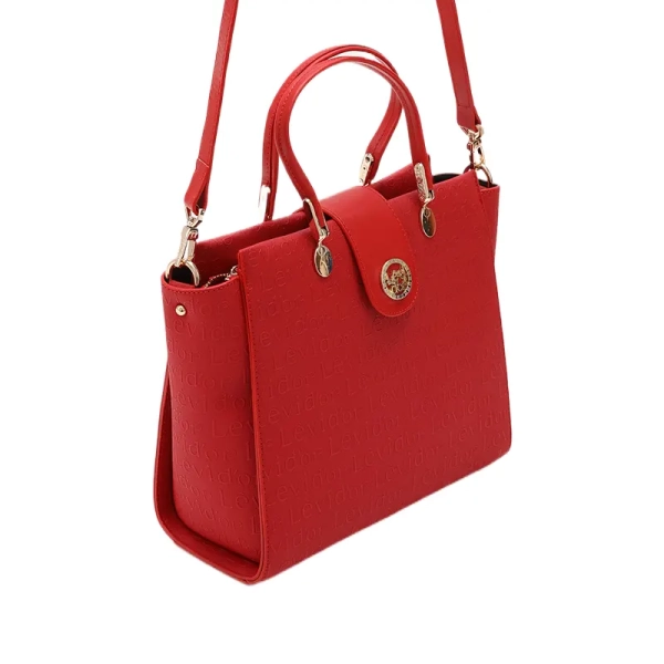 elegant red handbag for ladies