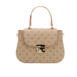 Women’s Beige Top Handle Designer Hand Bag