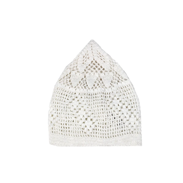 white kufi hat for Muslim boys