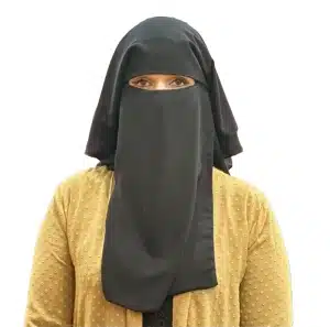 Blac Layer Niqab for Muslim Women