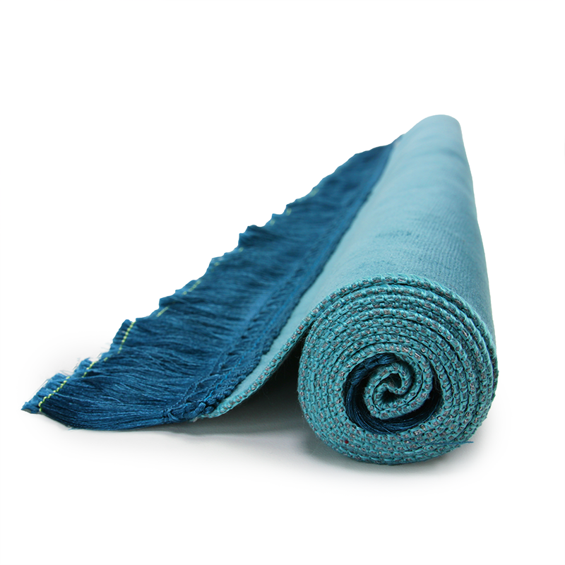 Plain Teal Blue Muslim Prayer Mat