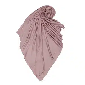 faded pink cotton jersey hijab