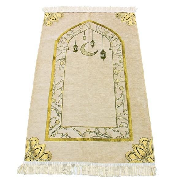 Beige Moon Design Muslim Prayer Mat