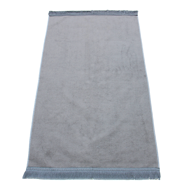 Plain Grey Prayer Mat Online