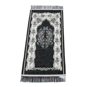 Kids Grey and White Prayer Mat