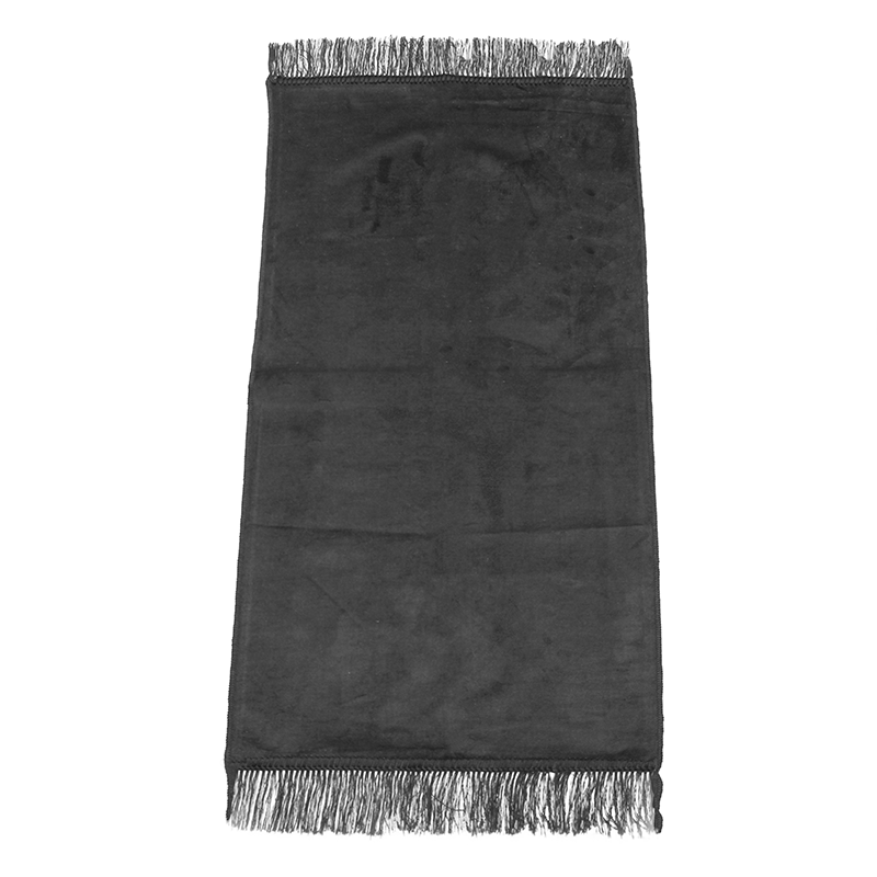 Black Yonsuz Çocuk Secca Muslim Kids Prayer Rug