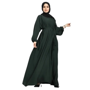 Basic Bottle Green Abaya