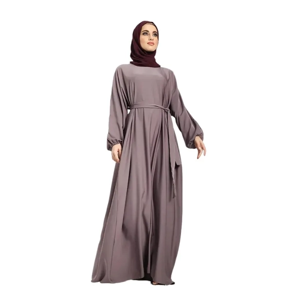 mauve Muslim prayer abaya