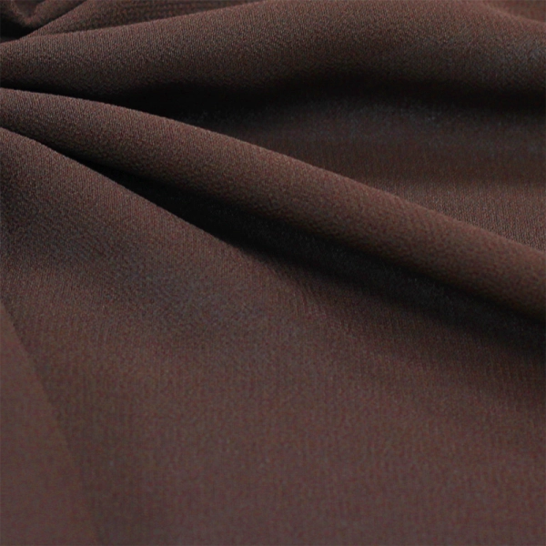 dark brown chiffon hijab