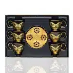 Premium Gold & Black Coffee Set