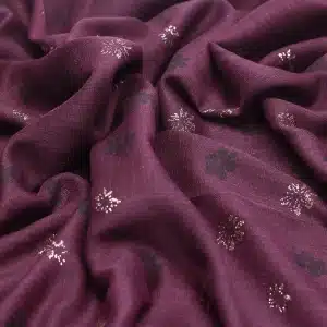 Elaan Print Plum Muslim Hijab