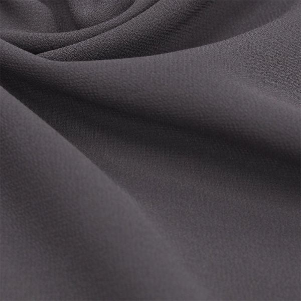 dark grey chiffon hijab