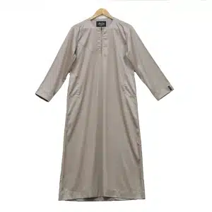 Omani Boys Oat Satin Thobe