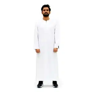 Online White Omani Men Thobe